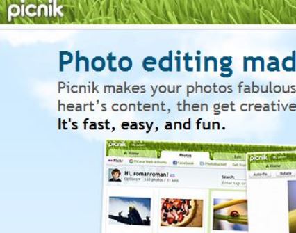 オンライン写真編集サービスPicnikを買収