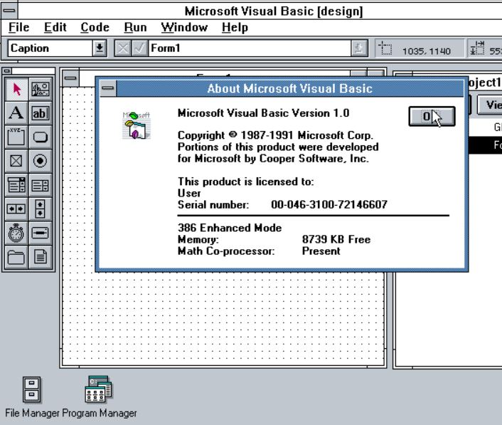 Microsoft Visual Basicを発表