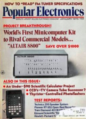 popular electronics mits altair8800