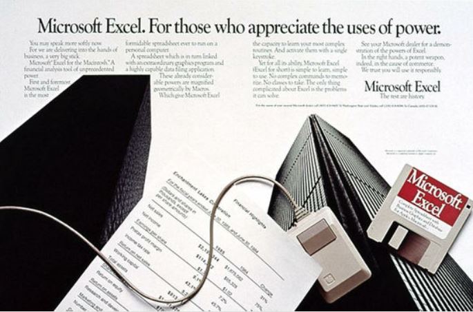 Macintosh用ソフトとして初代Excelを発表